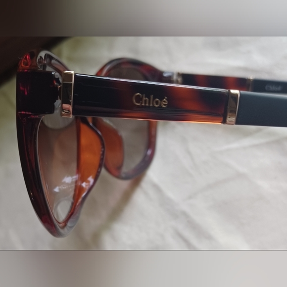 NWT Chloe Tortoiseshell Cat Eye Sunglasses+Case+Box+COA CE668SA 219 59▪︎15 135 - Picture 12 of 16